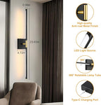 Morauroral Battery Operated Wall Sconces Set of 2, 10000mAh Rechargeable Sconces - Image 6