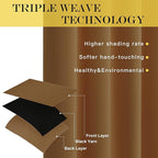 NICETOWN Gold Brown Curtain 84 inch Long - Image 3