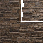 EverStone Cascade Faux Stone Panel, 48 5/8"W x 24 3/4"H x 1 1/4"D, Willow Peak - Image 9