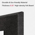 Neatsure Large Cork Board for Wall, 6 Panels Felt Tiles Tack Push Pin Board for - Image 4