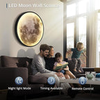 Dimmable Moon Wall Light 23.6 inch Wall Lights - Image 2
