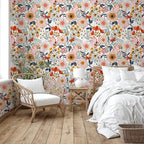 HAOKHOME Boho Peel and Stick Wallpaper Floral Wall Paper Removable - Image 2