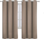 LEMOMO Cappuccino Thermal Blackout Curtains/42 x 72 Inch/Set of 2 Panels Room - Image 2