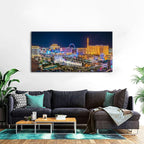 AIYISU Las Vegas Wall Art Skyline Cityscape Picture Wall Decor City Lconic - Image 4