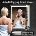 40"x32" LED Bathroom Mirror - Image 3