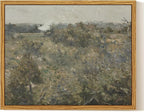 InSimSea Framed Canvas Wall Art, Vintage Landscape Painting, Rustic Nature by InSimSeaArt