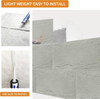 3D Faux Stone Wall Panels, Lightweight & Waterproof Accent Marble Stone Skin - Image 4