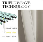 NICETOWN Faux Folding Accordion Doors, Front Door Curtains, Privacy Blackout - Image 4