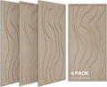 BUBOS 4 Pack Large Acoustic Panels, Total-Size 47.2 x 23.6 Inches Soundproof by BUBOS