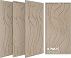 BUBOS 4 Pack Large Acoustic Panels, Total-Size 47.2 x 23.6 Inches Soundproof by BUBOS