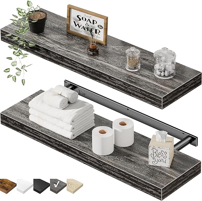 QEEIG Floating Shelves for Wall 23.6" Long by QEEIG