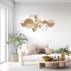 Large Wall Clock, Modern Silent Non-Ticking Metal Wall Art Wall Clocks Battery - Image 7