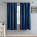 IGEMAEVE Blackout Curtains 72 Inch Length 2 Panels Set, Rod Pocket Energy by IGEMAEVE
