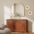 VooBang Wide Arched Wall Mirror, 38 x 40 inch Arch Bathroom Mirror, Wall by VooBang