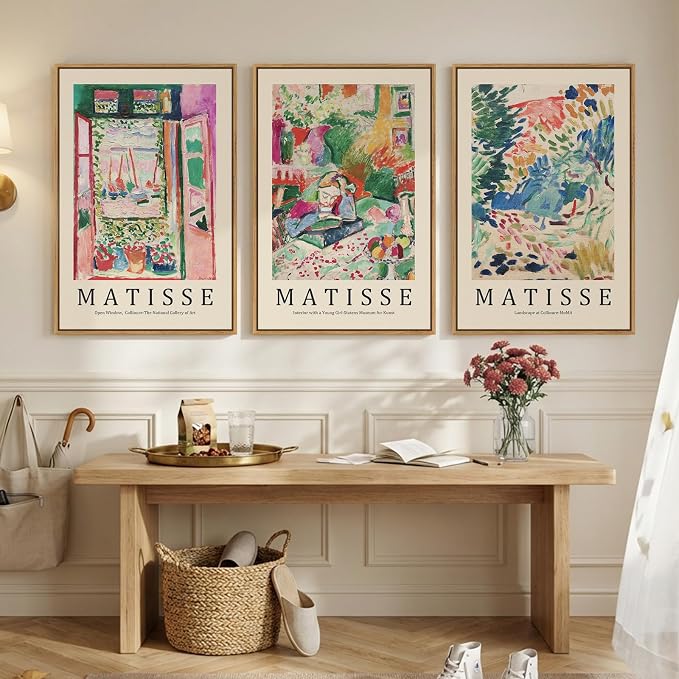 Framed Abstract Matisse Wall Art - Image 4