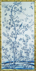 HongFengtang Chinoiserie Bamboo Wall Art Print, Hand Painted Style Vintage by Hongfengtang