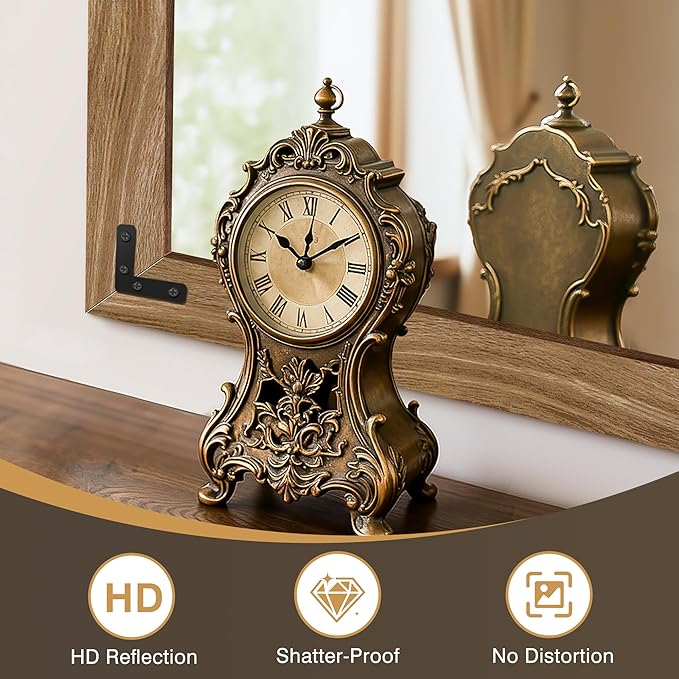 FICTOR Wooden Full Length Mirror, - Image 5