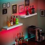 BAMEOS Floating Shelves with RGB LED - Image 4