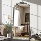 Dewfig Arched Full Length Mirror, Floor Mirror - Image 8