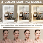 ROLOVE Vanity Mirror with Lights, LED Makeup Mirror, Touch Screen Control - Image 4