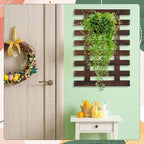 Weysat 4 Pcs Wall Planter Wooden Orchid Hanging Planter - Image 7