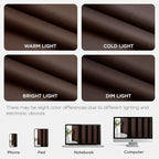 Joydeco Blackout Patio Sliding Door Curtains 84 Inches Long, Grommet Privacy - Image 9