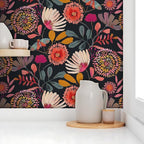 Floral Wallpaper Peel and Stick Boho Wall Paper Removable Waterproof - Image 5