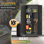 Metal Garage Storage Cabinet - Image 8