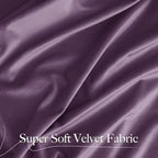NICETOWN Lavender Purple Velvet Curtains 84 inches Long - Image 3