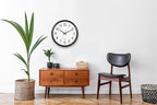 Bernhard Products Black Wall Clock Silent Non Ticking - Image 2