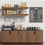Floating Shelves for Wall 36 Inches Long, 9.3" Deep Rustic Brown Floating Shelf - Image 6