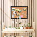 DOLLAR BOSS Cork Bulletin Board 1-Pack 16''X 12'' Double-Sided Cork Boards - Image 9