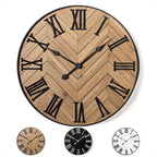 Large Wall Clock 24" Round by HBDesignCo