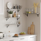 DINZI LVJ Wall Shelves, 23.6 x 7.9 x 6.1 Inch Floating Shelves - Image 6
