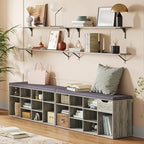 DINZI LVJ Long Wall Shelves, 47.3Inch Wall Mounted Shelves Set of 2, Extra - Image 6
