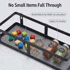PUSDON 2-Pack Minimalist Shower Caddy Wall Mount, Open Frame Bathroom Shelf - Image 5
