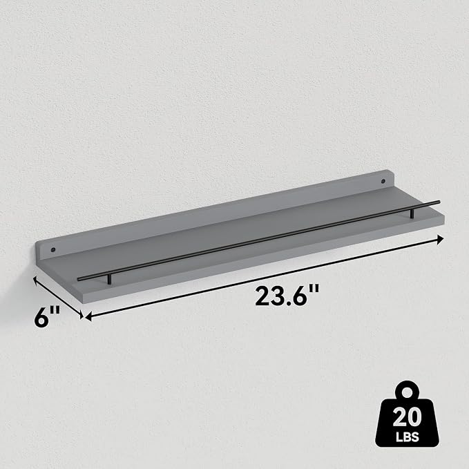 WOPITUES Floating Shelves 24 inch - Image 3
