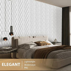 Heikki 30 Pack 3D Wall Panel for Interior Wall Décor, PVC Flower Textured Wall - Image 5