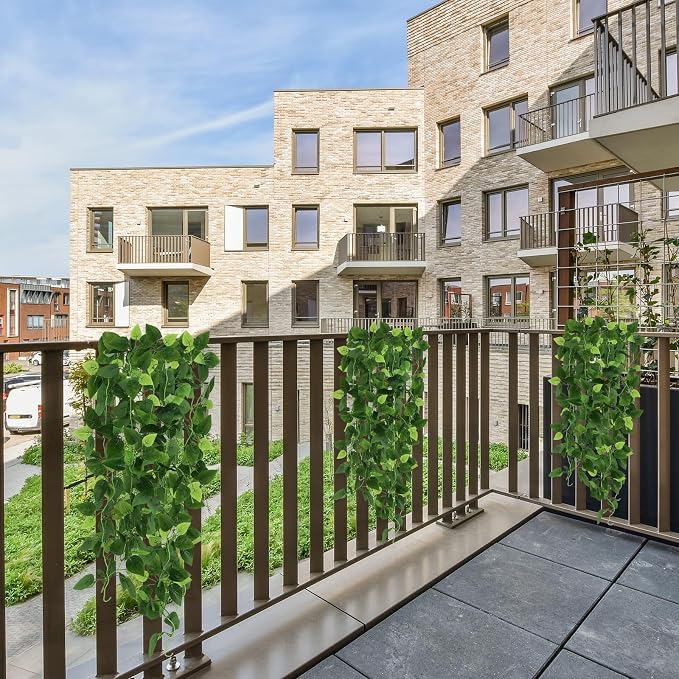 CEWOR 4pcs Artificial Hanging Plants 2.9ft Fake Ivy Vine Fake Ivy Leaves - Image 6
