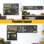 Spampur Peg Board, 4 Pack Metal Pegboard Panels - Image 7