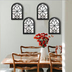 ZEXUIRU 4 Set. Rustic Wall Mirrors - Image 2