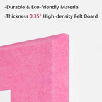 Neatsure Large Cork Board for Wall, 6 Panels Felt Tiles Tack Push Pin Board for - Image 4