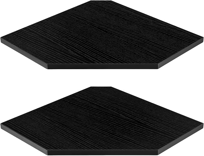 Corner Shelves 2-Pack for Bathroom & Kitchen, Space-Saving Floating Corner Wall by Unknown