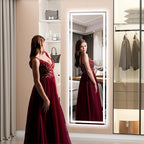 Hasipu Full Length Mirror with Lights, Full Body Dressing Hanging Mounted Mirror - Image 5