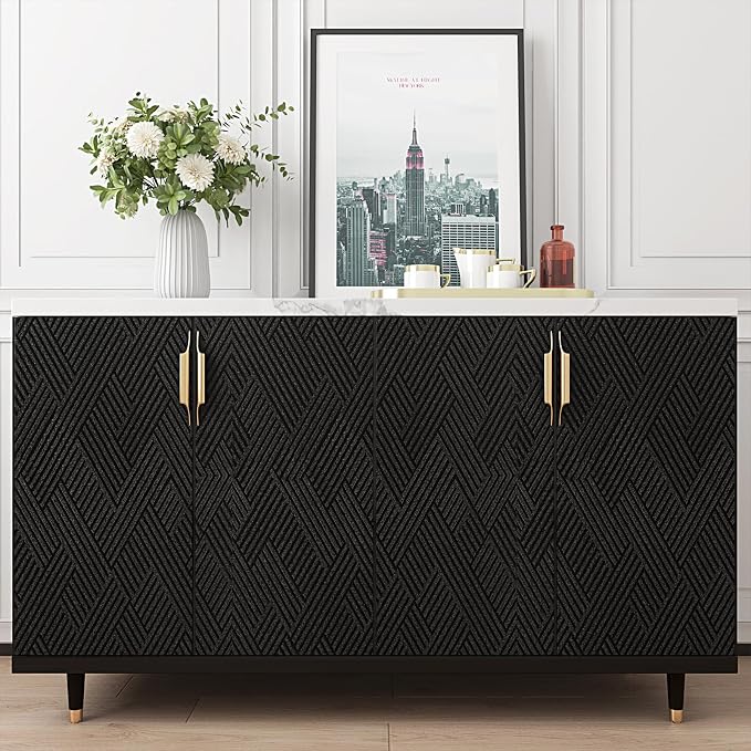 Decotalk Black Textured Wallpaper Textured Wall Paper - Image 3