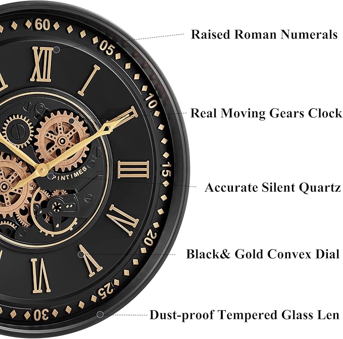 CLXEAST 24 Inch Wall Clock - Image 4