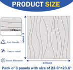 6 PCS Acoustic Panels, 23.6x23.6'' Self-Adhesive Soundproof Wall Panels - Image 7