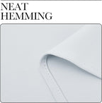 NICETOWN Greyish White Window Curtain Panels, RV Bunk Curtains, Thermal - Image 8