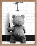 Poster Master Funny Teddy Bear Print by PosterMaster