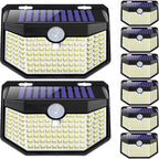 HMCITY 120 LED Outdoor Solar Lights by LightingUpYourLife
